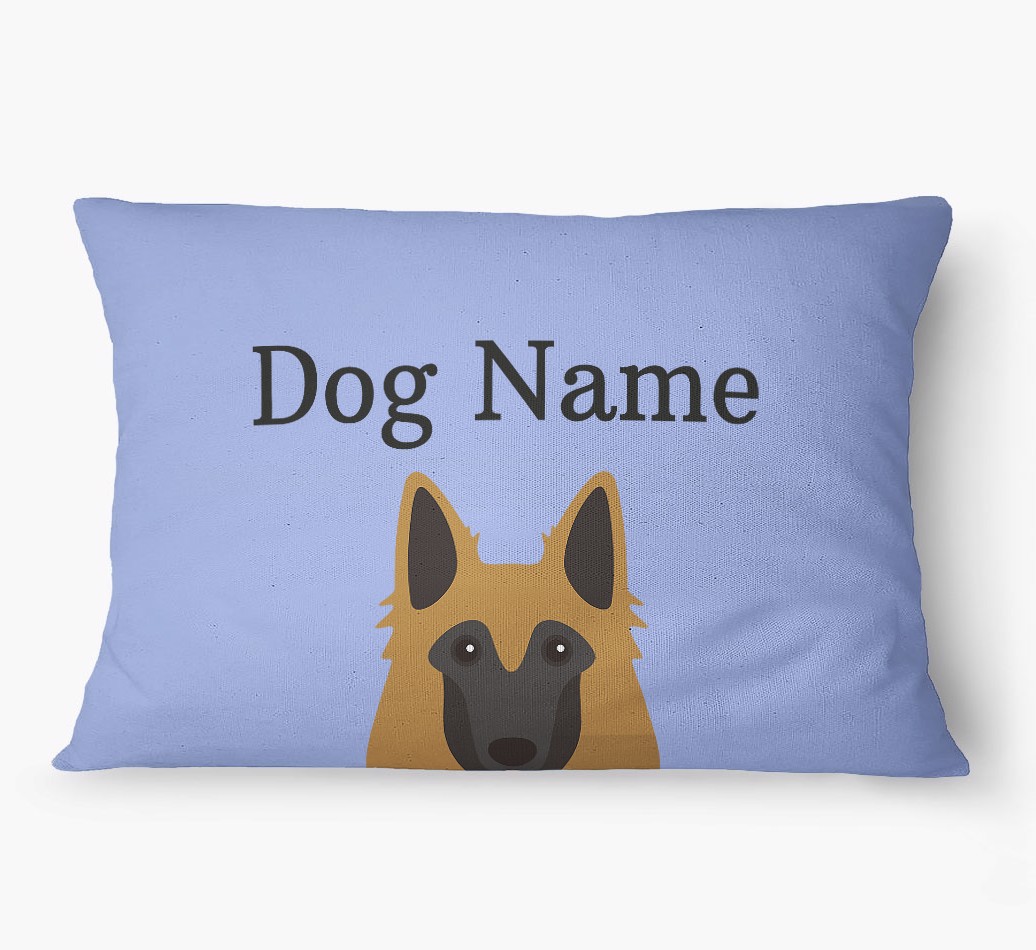 'Peeking Yappicon' - Personalized {breedFullName} Dog Bed