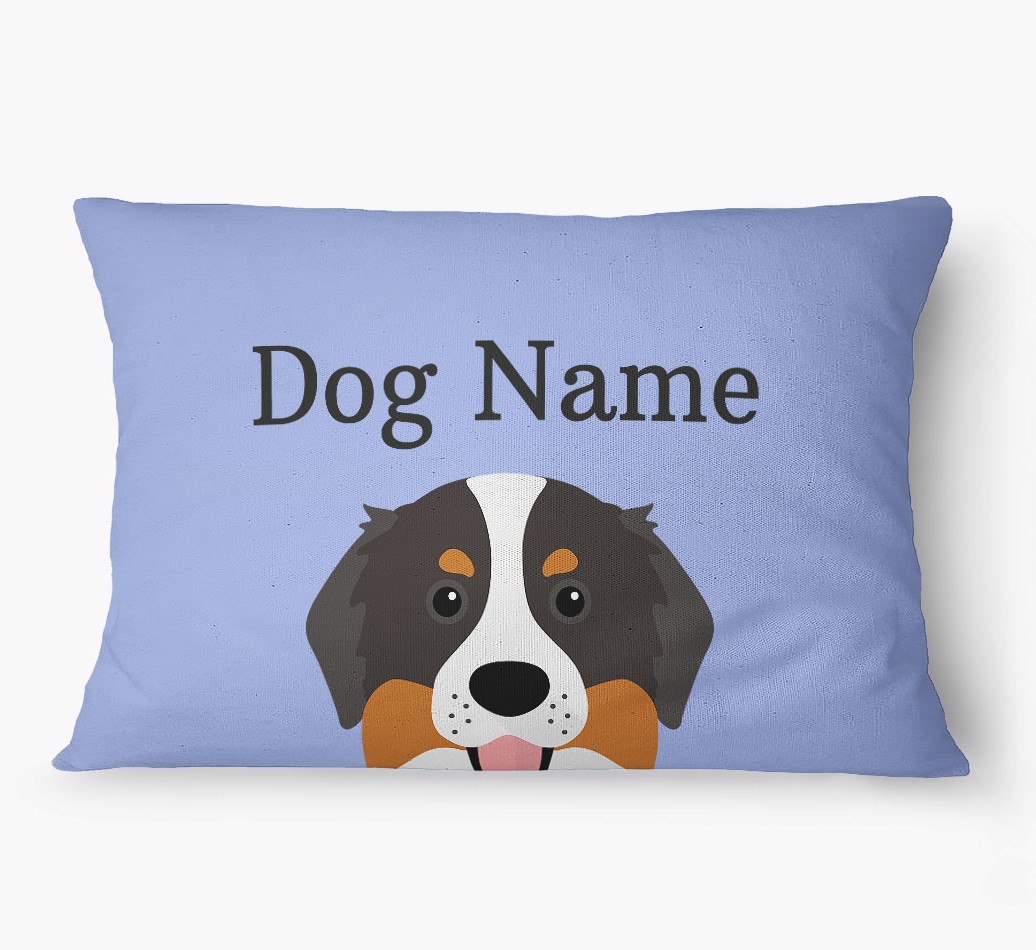 'Peeking Yappicon' - Personalized {breedFullName} Dog Bed