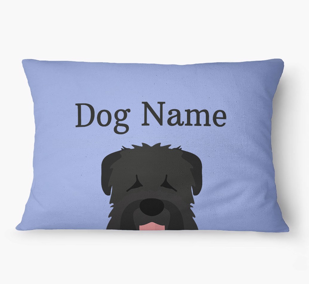 'Peeking Yappicon' - Personalized {breedFullName} Dog Bed