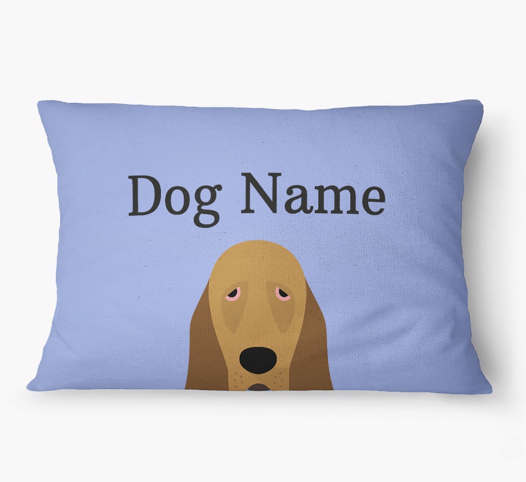 'Peeking Yappicon' - Personalized {breedFullName} Dog Bed