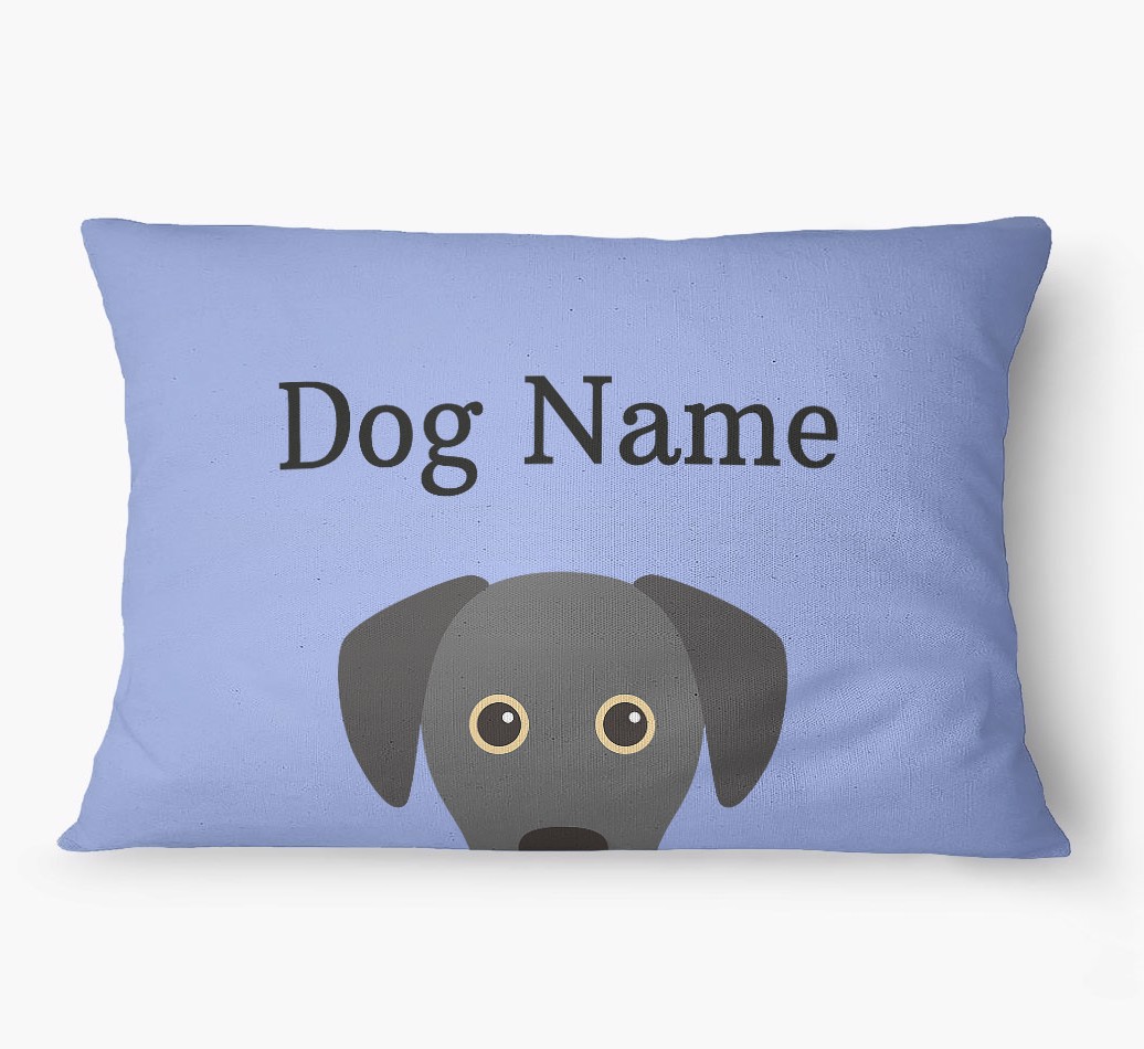 'Peeking Yappicon' - Personalized {breedFullName} Dog Bed