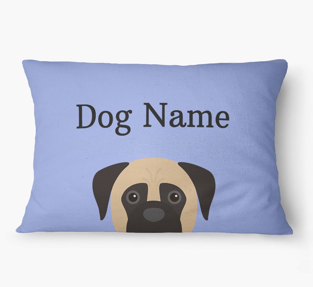 'Peeking Yappicon' - Personalised {breedFullName} Dog Bed