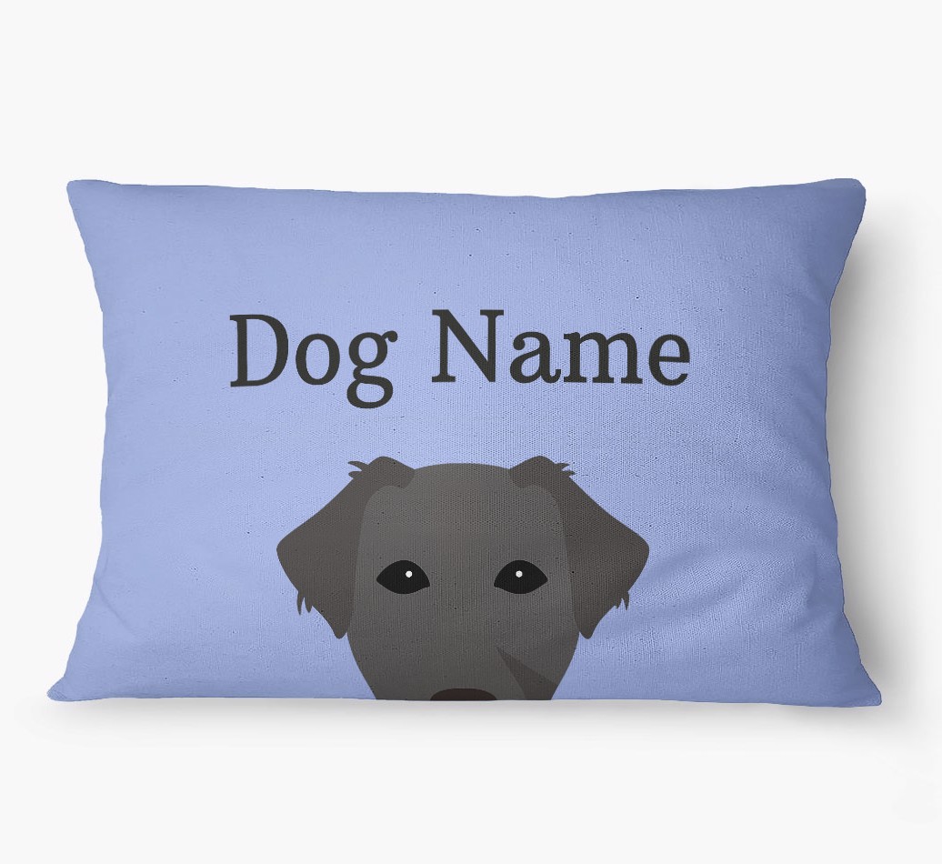 'Peeking Yappicon' - Personalized {breedFullName} Dog Bed