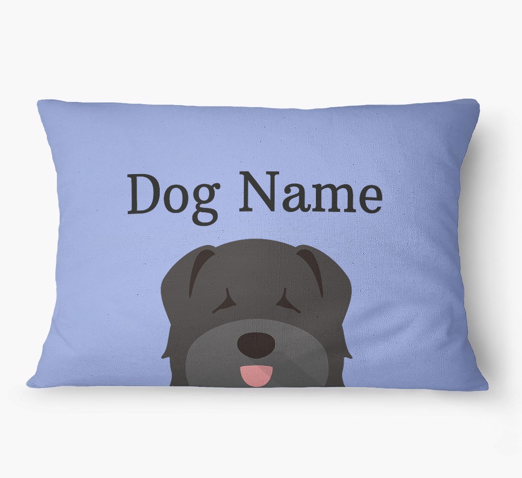 'Peeking Yappicon' - Personalized {breedFullName} Dog Bed