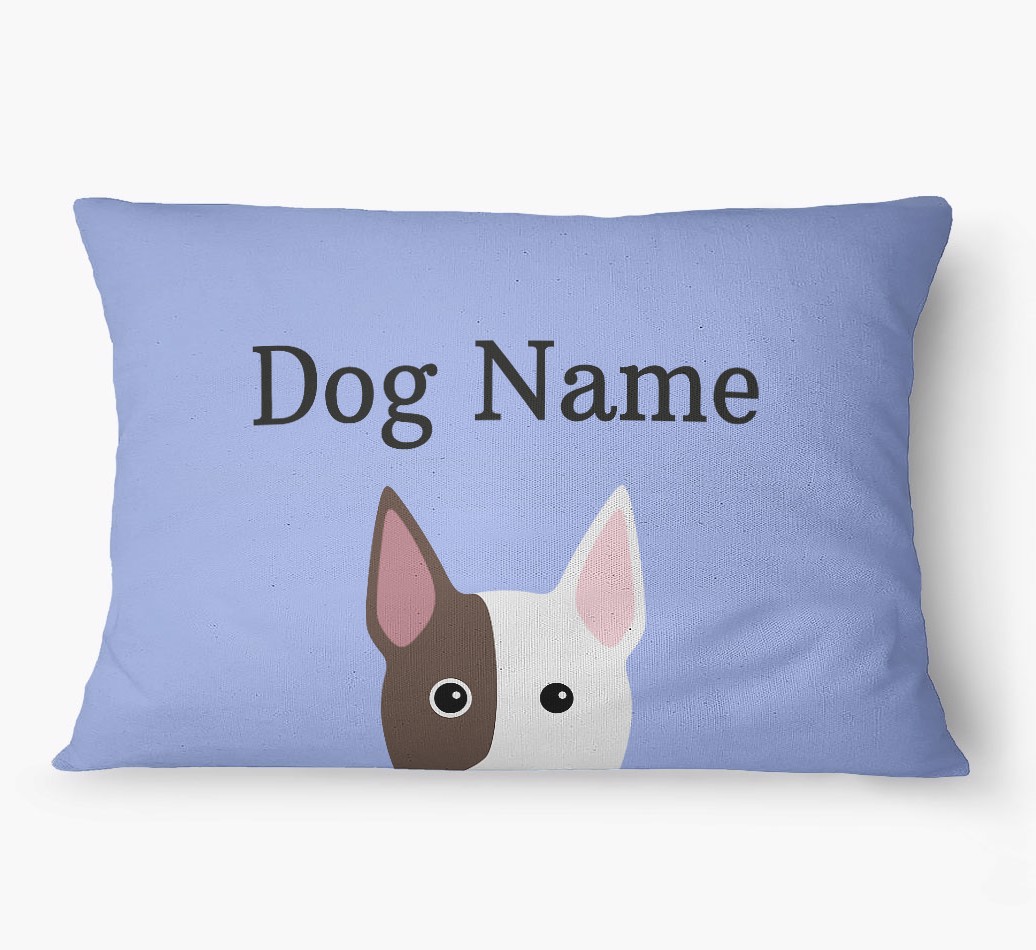 'Peeking Yappicon' - Personalised {breedFullName} Dog Bed