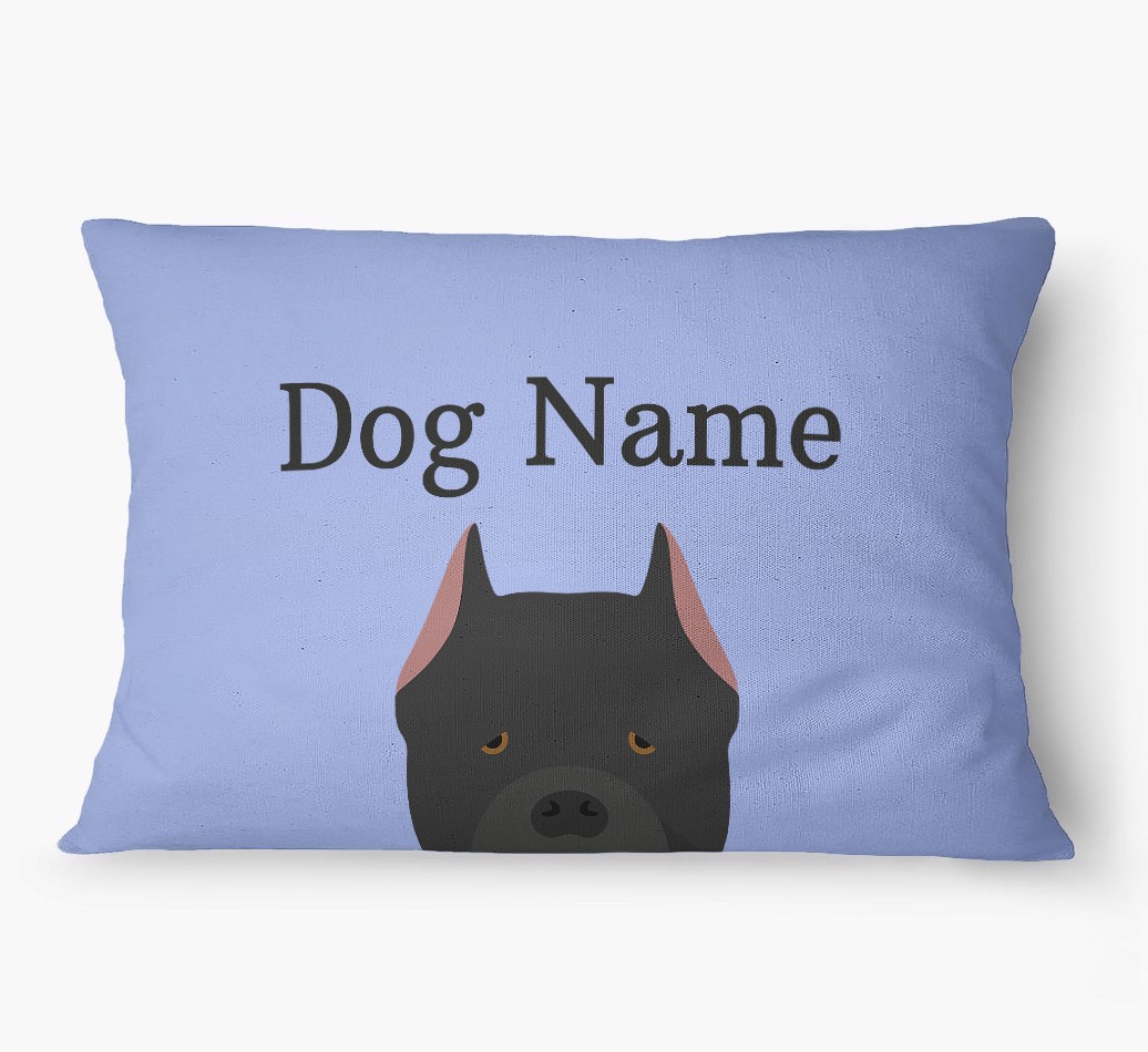 'Peeking Yappicon' - Personalized {breedFullName} Dog Bed