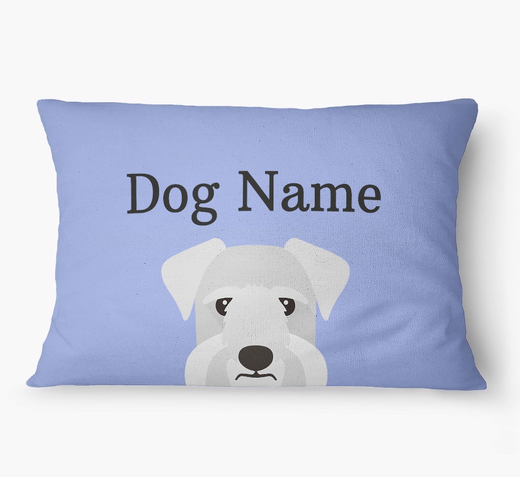 'Peeking Yappicon' - Personalized {breedFullName} Dog Bed