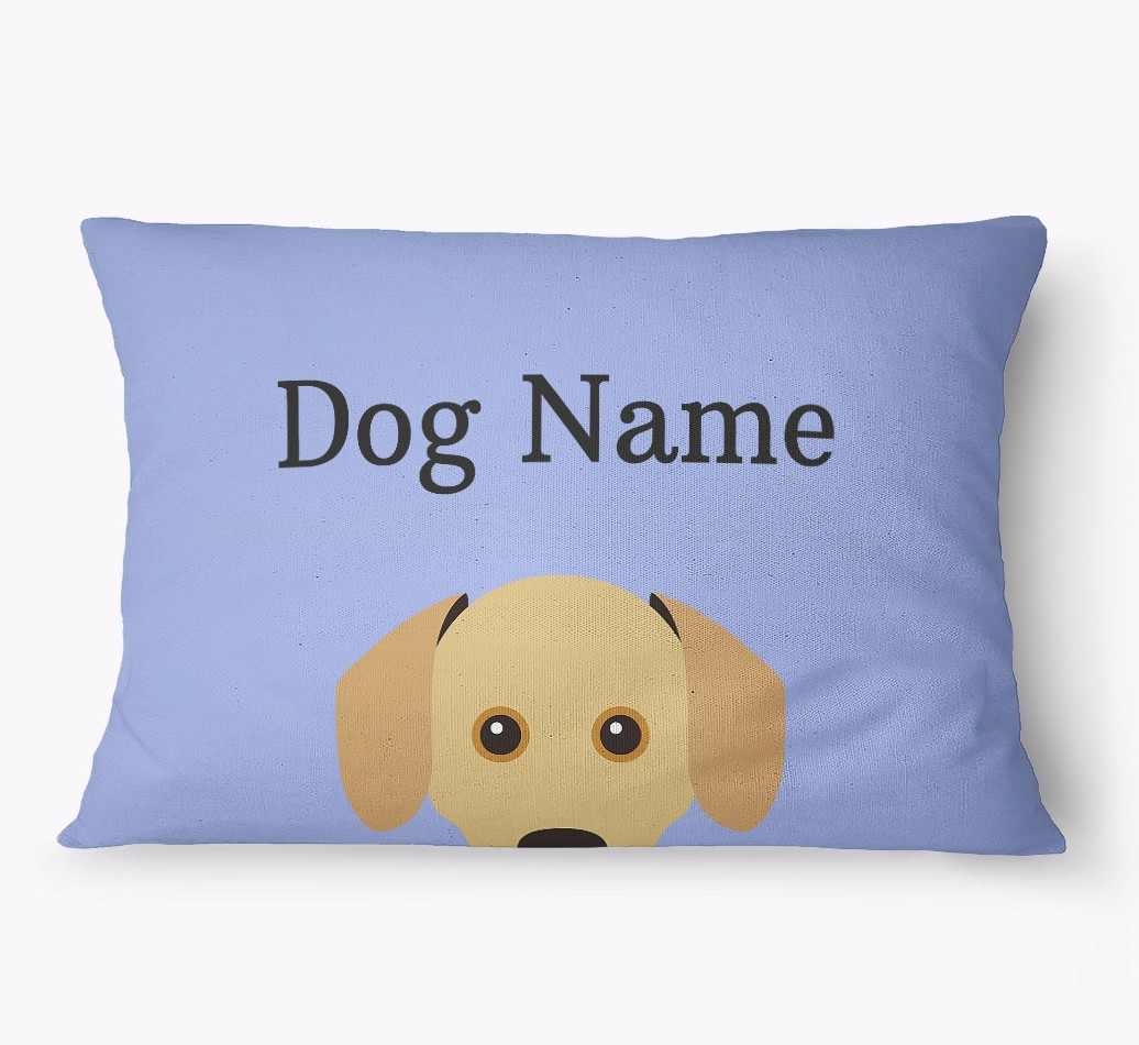 'Peeking Yappicon' - Personalised {breedFullName} Dog Bed