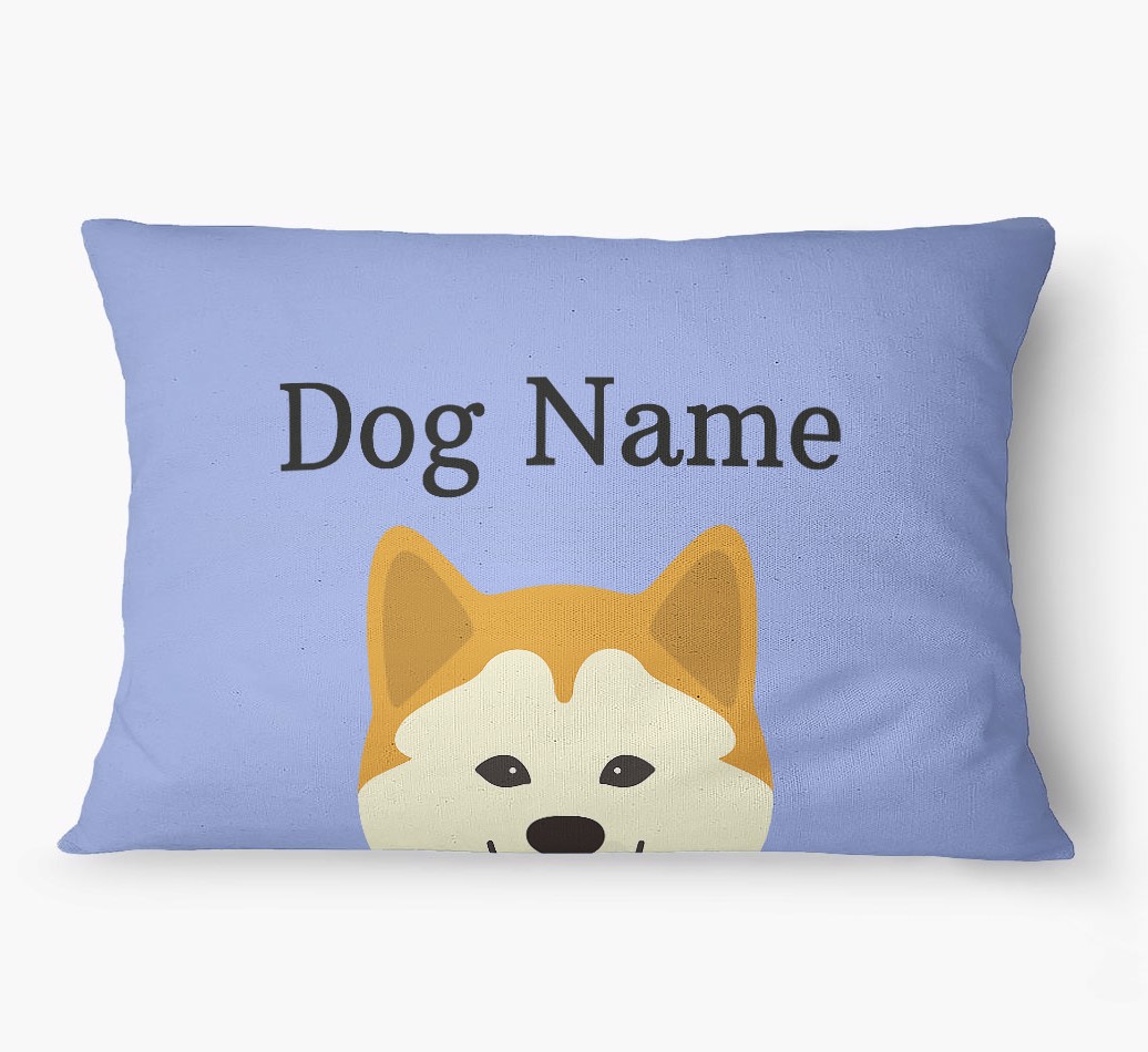 'Peeking Yappicon' - Personalized {breedFullName} Dog Bed