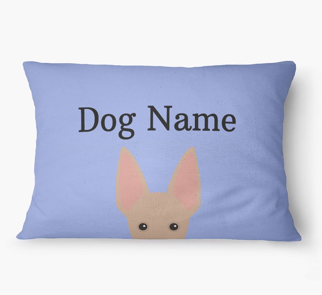 'Peeking Yappicon' - Personalized {breedFullName} Dog Bed