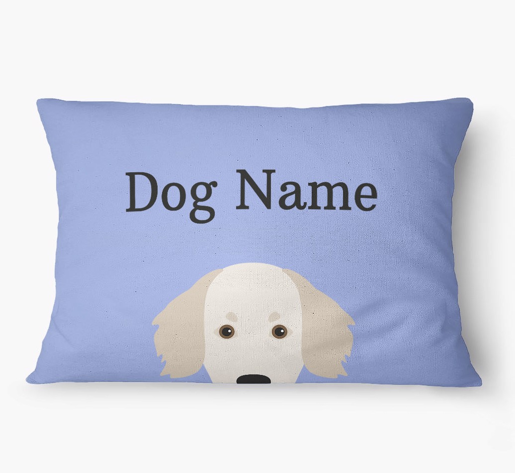 'Peeking Yappicon' - Personalized {breedFullName} Dog Bed