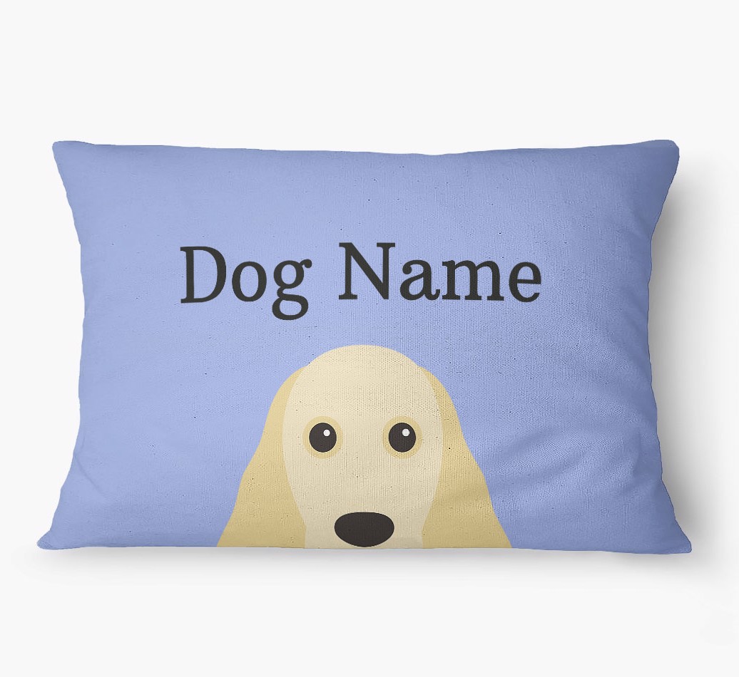 'Peeking Yappicon' - Personalized {breedFullName} Dog Bed