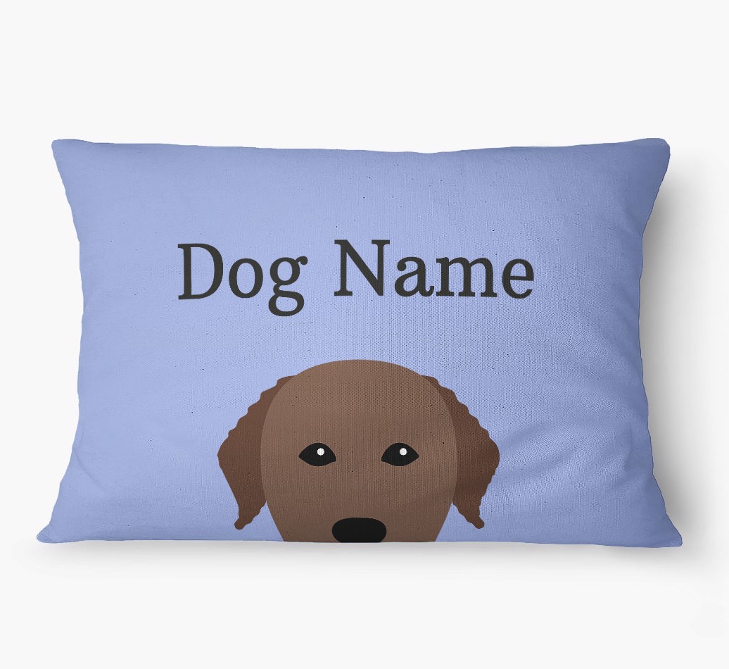 'Peeking Yappicon' - Personalized {breedFullName} Dog Bed