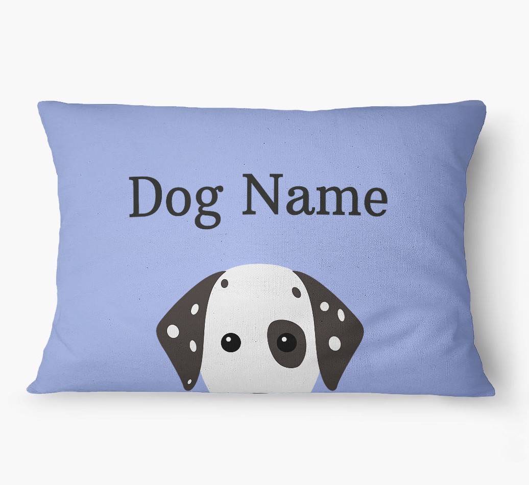 'Peeking Yappicon' - Personalized {breedFullName} Dog Bed