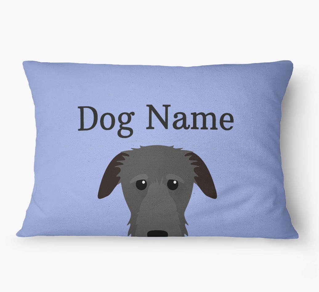 'Peeking Yappicon' - Personalized {breedFullName} Dog Bed