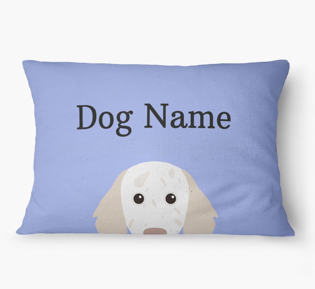 'Peeking Yappicon' - Personalized {breedFullName} Dog Bed