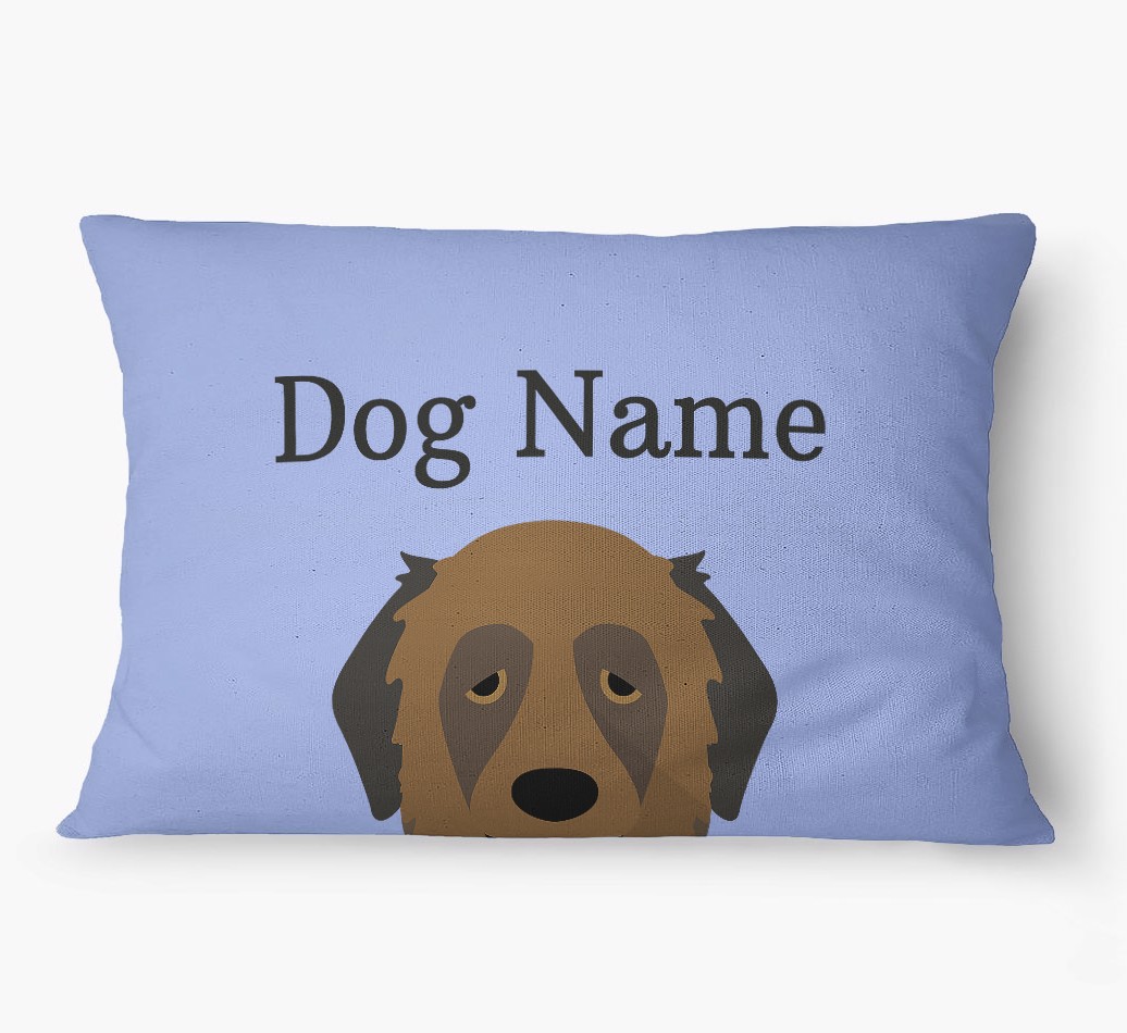 'Peeking Yappicon' - Personalized {breedFullName} Dog Bed
