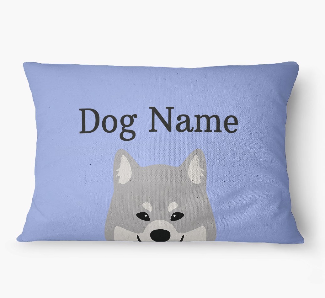 'Peeking Yappicon' - Personalized {breedFullName} Dog Bed