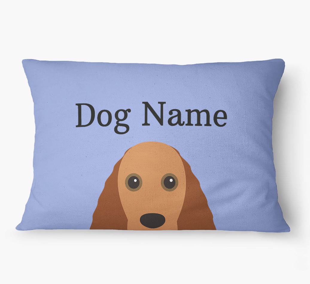 'Peeking Yappicon' - Personalized {breedFullName} Dog Bed