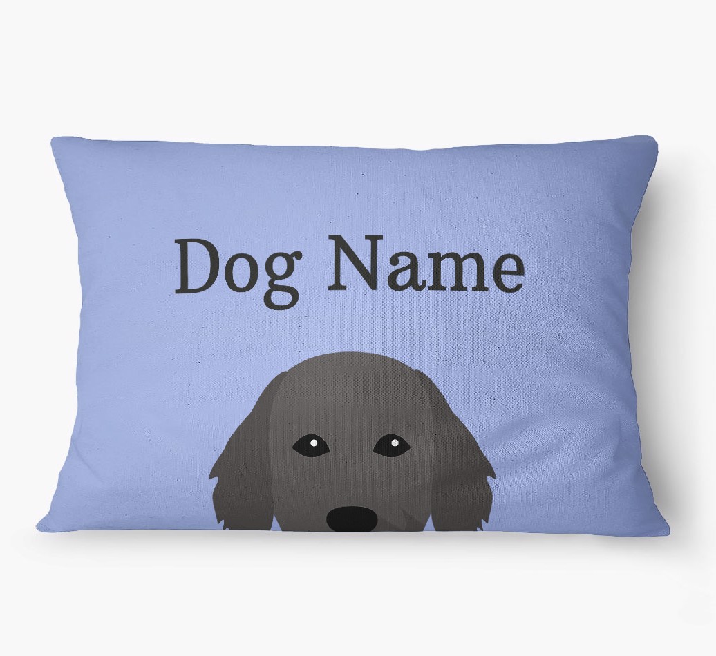 'Peeking Yappicon' - Personalized {breedFullName} Dog Bed