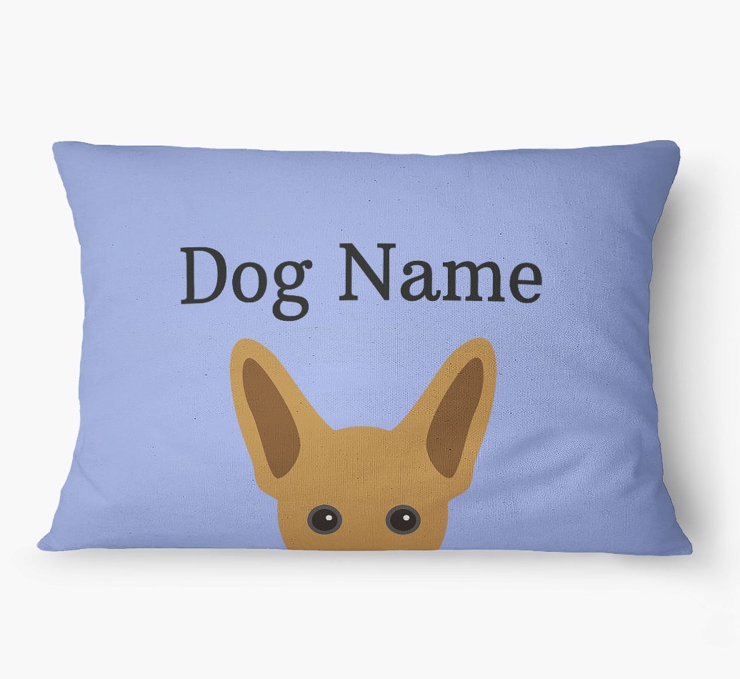 'Peeking Yappicon' - Personalised {breedFullName} Dog Bed