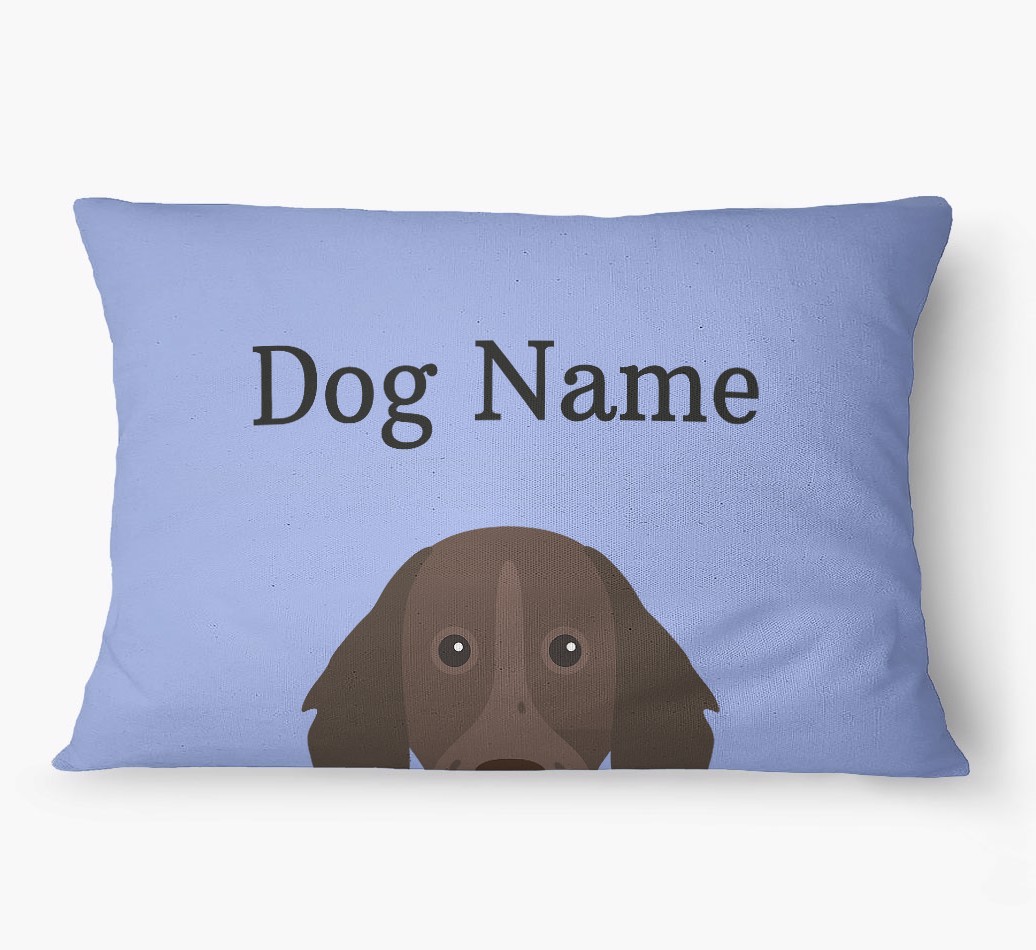 'Peeking Yappicon' - Personalised {breedFullName} Dog Bed