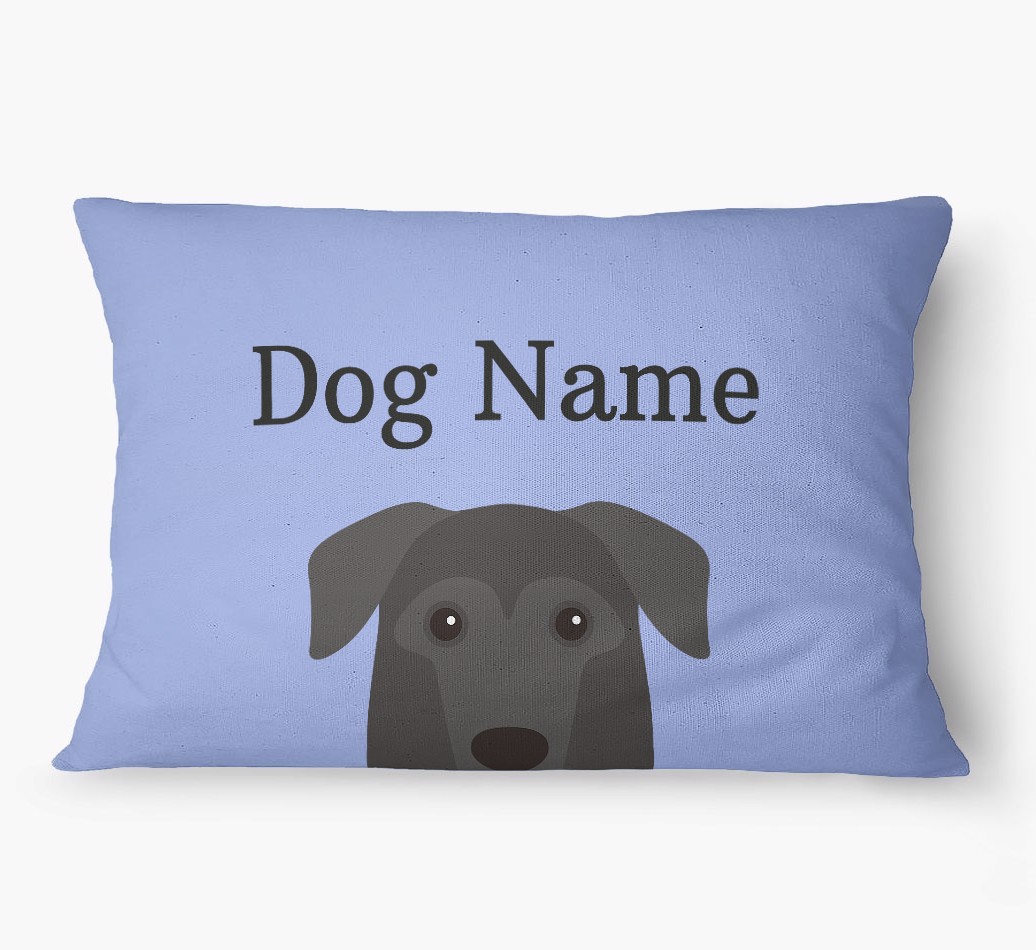 'Peeking Yappicon' - Personalized {breedFullName} Dog Bed