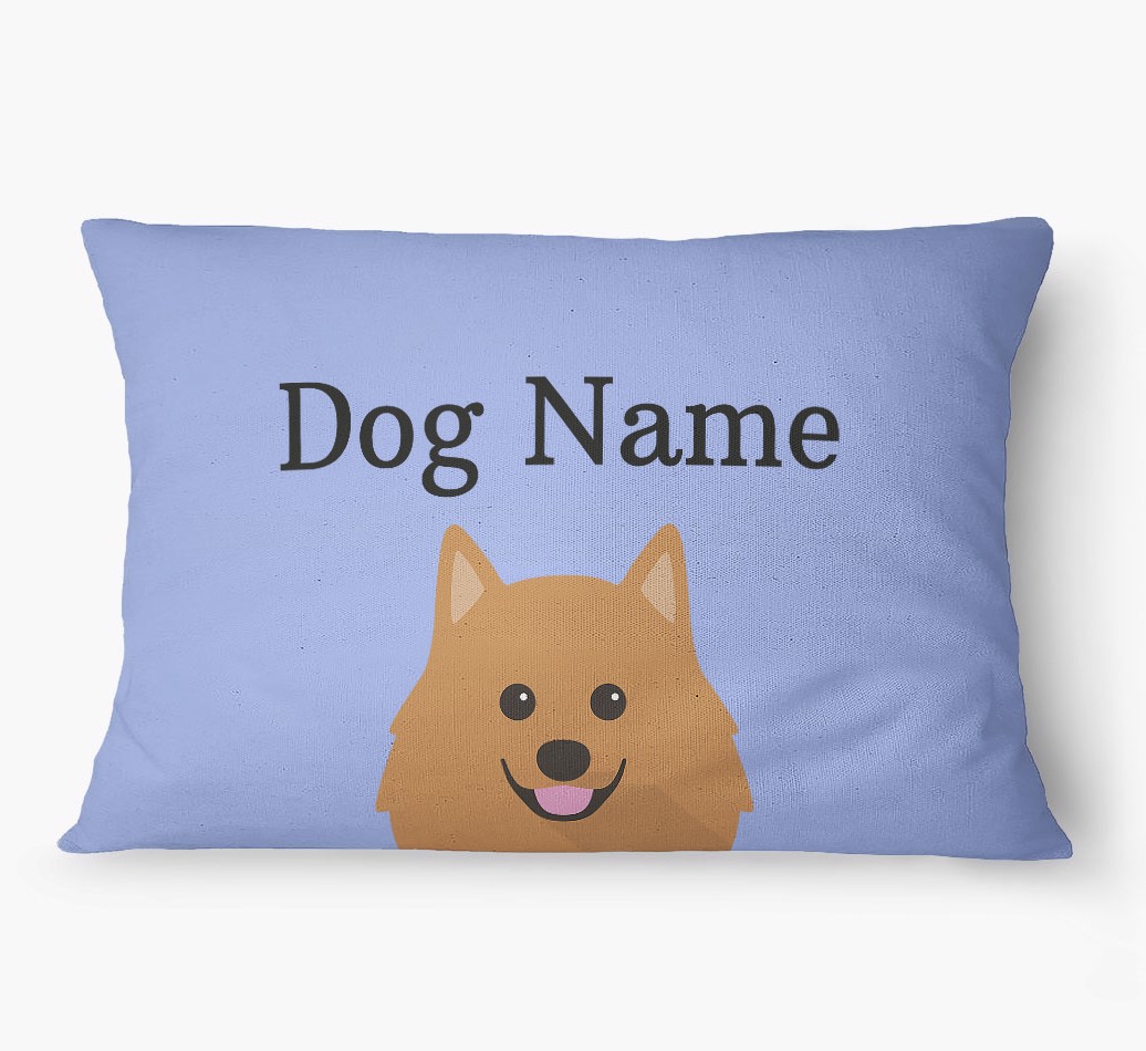 'Peeking Yappicon' - Personalized {breedFullName} Dog Bed