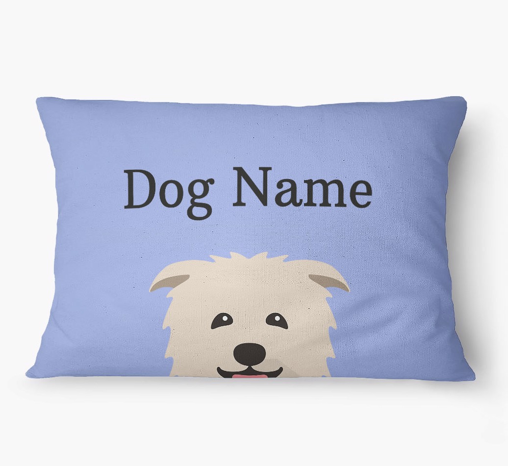 'Peeking Yappicon' - Personalised {breedFullName} Dog Bed