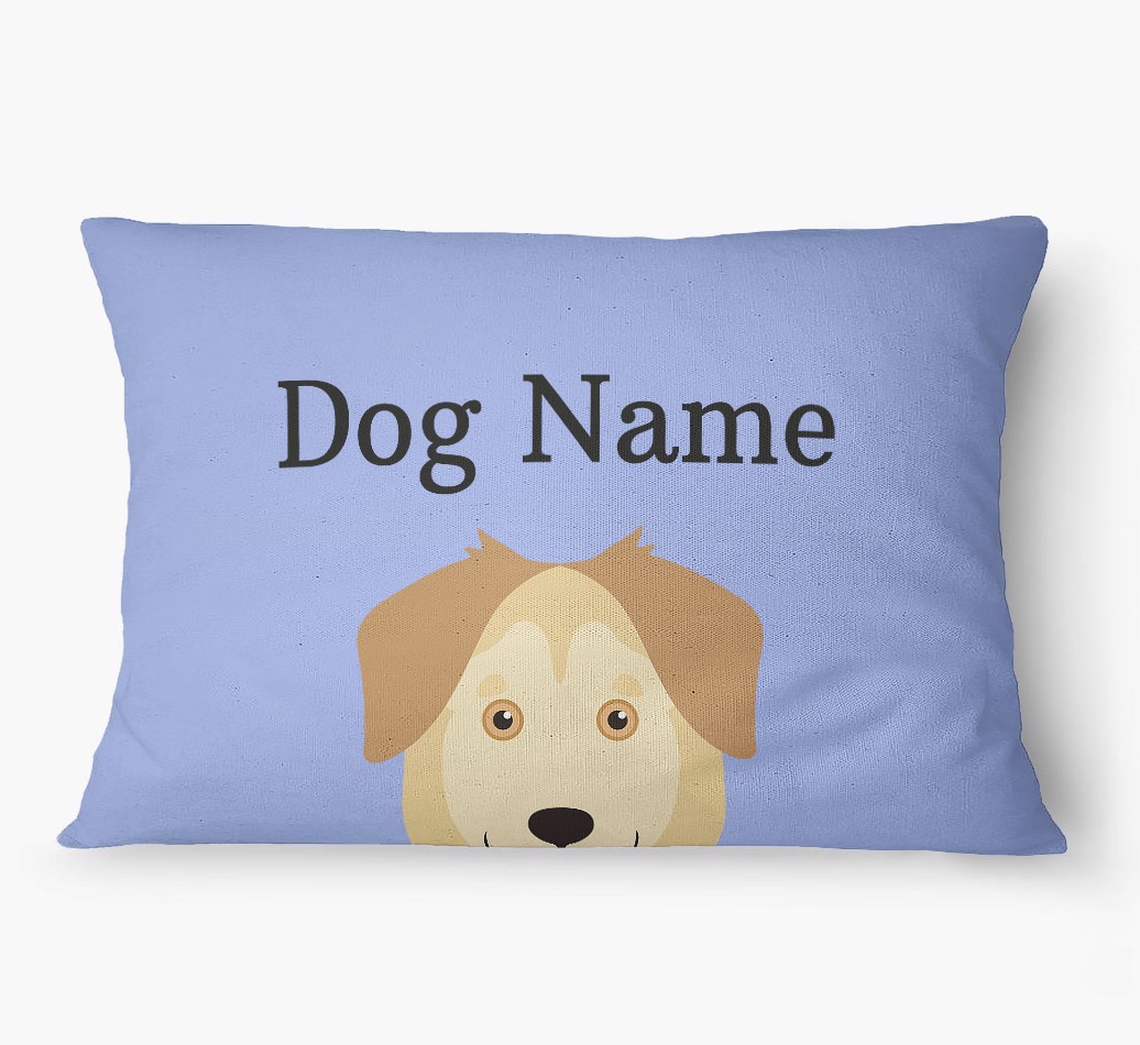 'Peeking Yappicon' - Personalised {breedFullName} Dog Bed