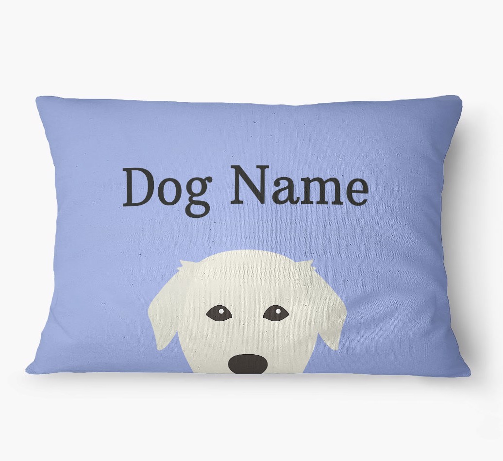 'Peeking Yappicon' - Personalized {breedFullName} Dog Bed