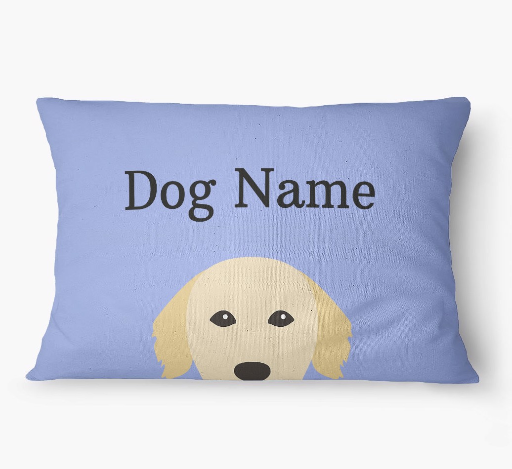 'Peeking Yappicon' - Personalized {breedFullName} Dog Bed