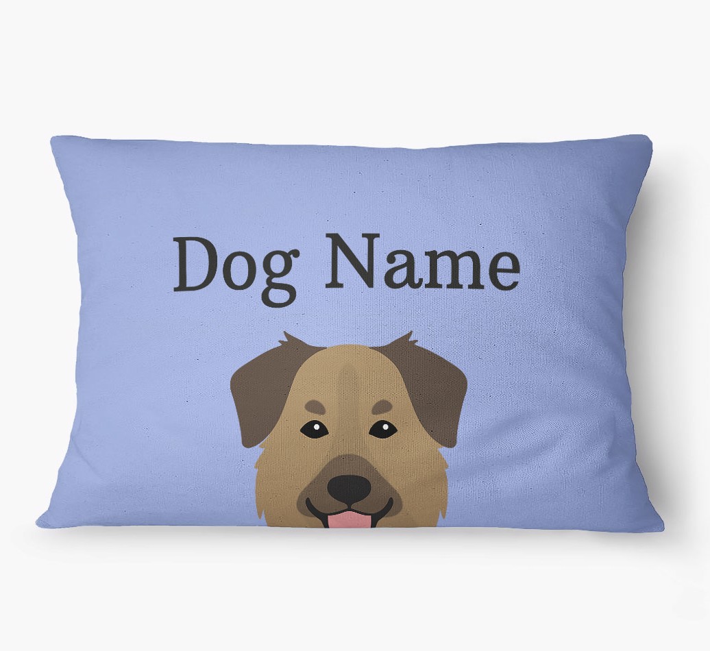 'Peeking Yappicon' - Personalized {breedFullName} Dog Bed
