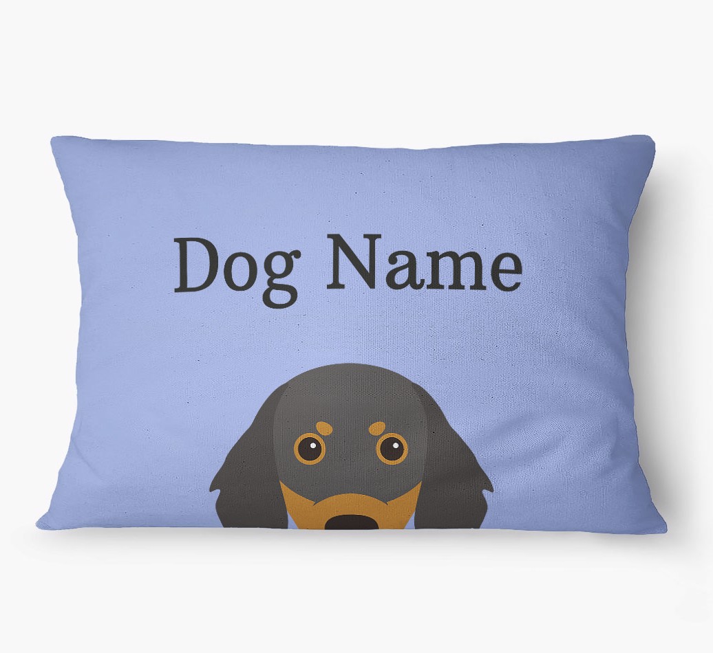 'Peeking Yappicon' - Personalised {breedFullName} Dog Bed