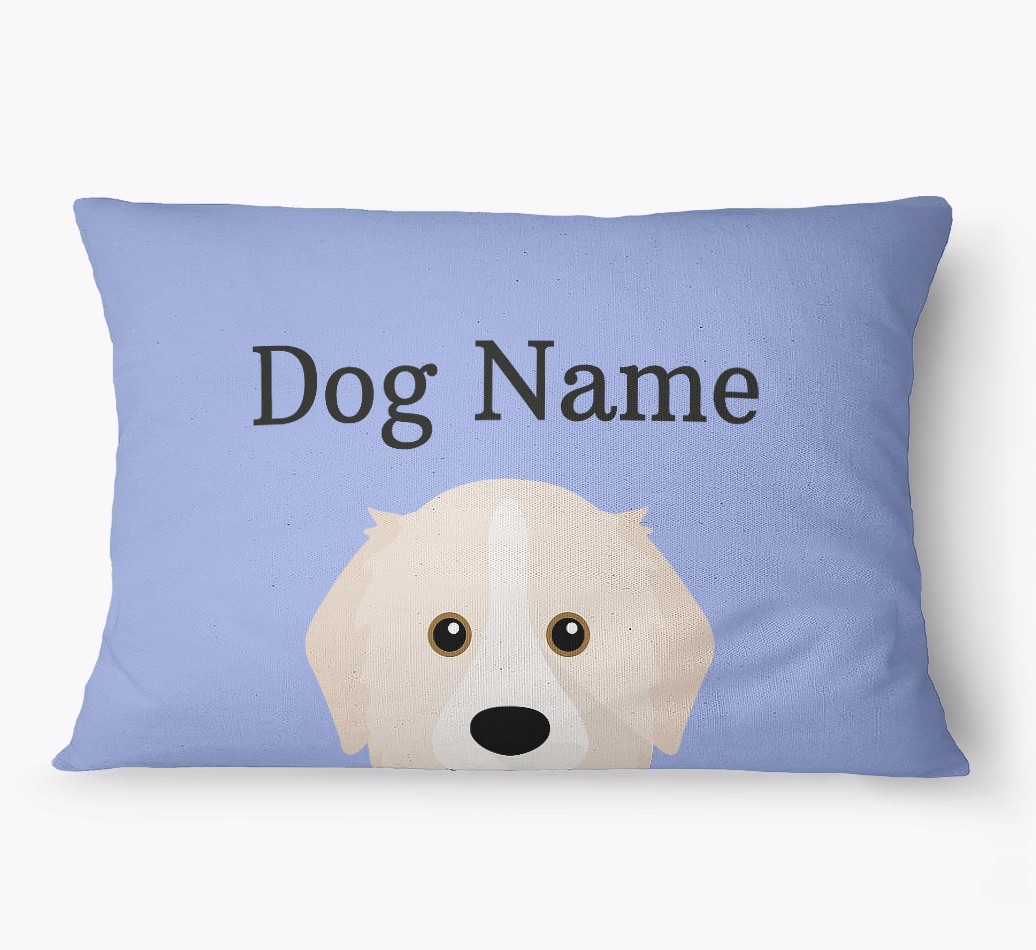 'Peeking Yappicon' - Personalized {breedFullName} Dog Bed