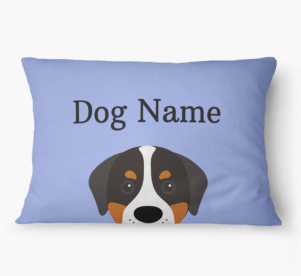 'Peeking Yappicon' - Personalized {breedFullName} Dog Bed