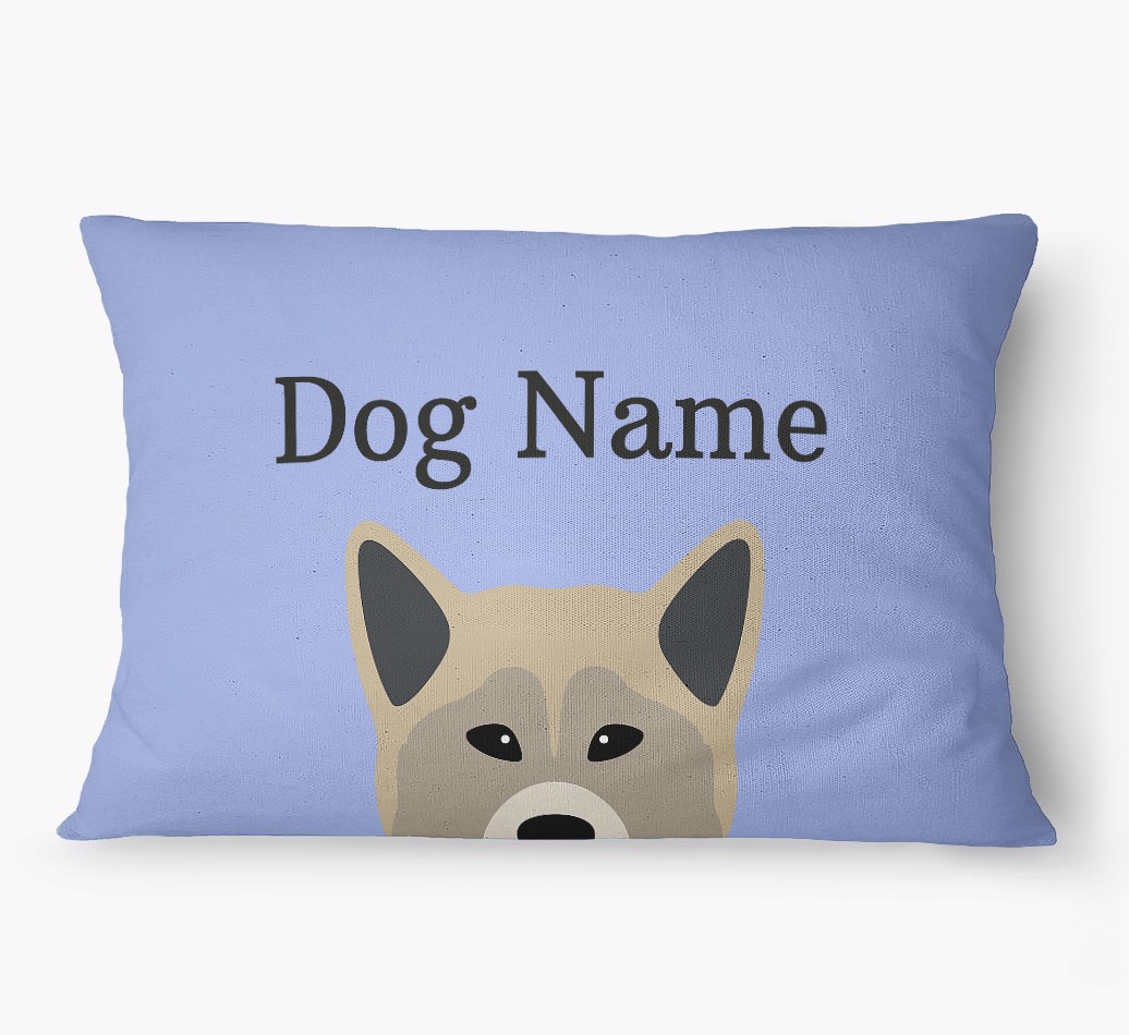 'Peeking Yappicon' - Personalised {breedFullName} Dog Bed