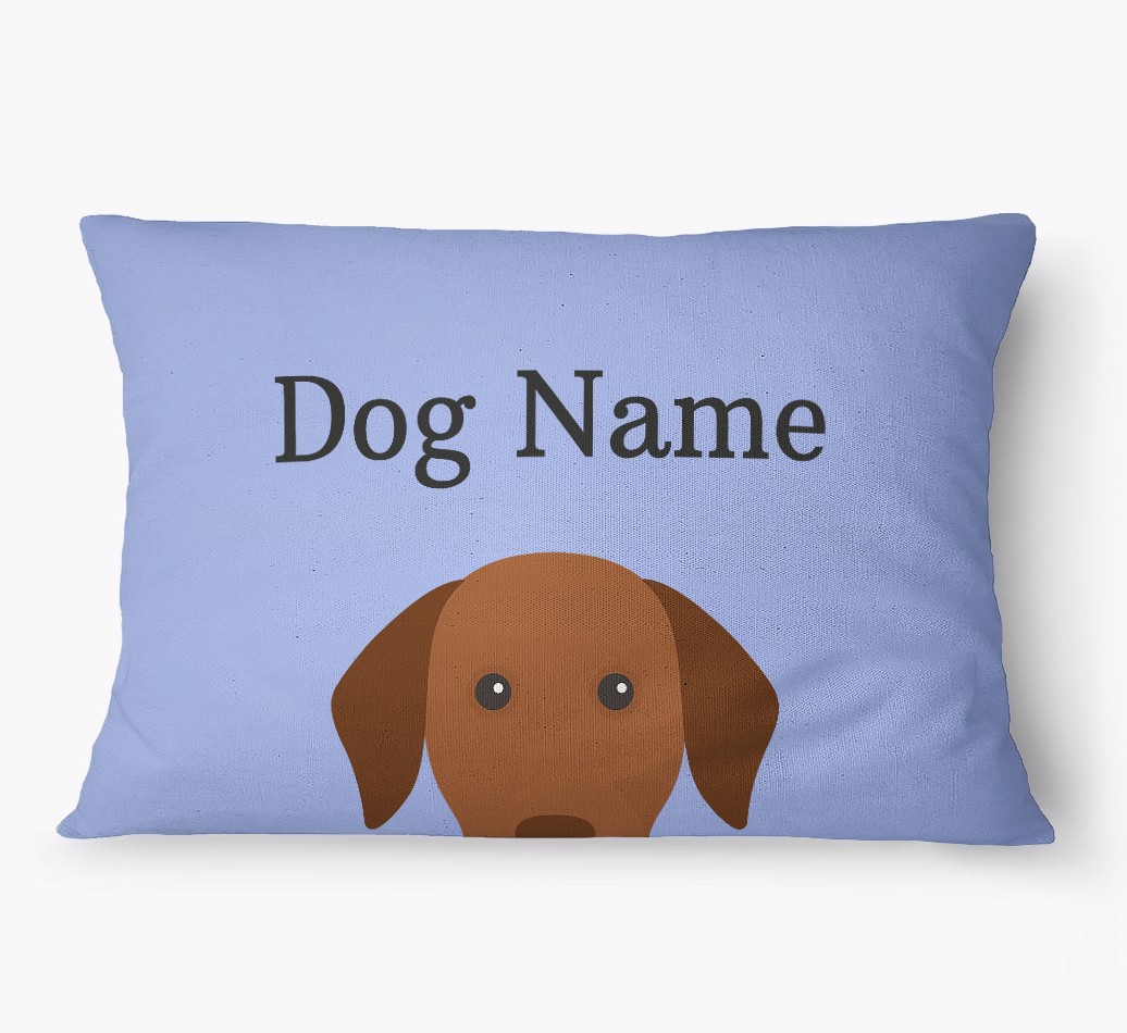 'Peeking Yappicon' - Personalized {breedFullName} Dog Bed