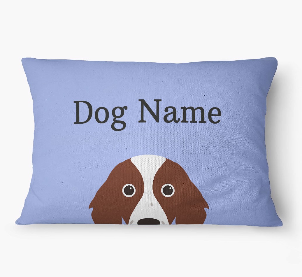 'Peeking Yappicon' - Personalized {breedFullName} Dog Bed