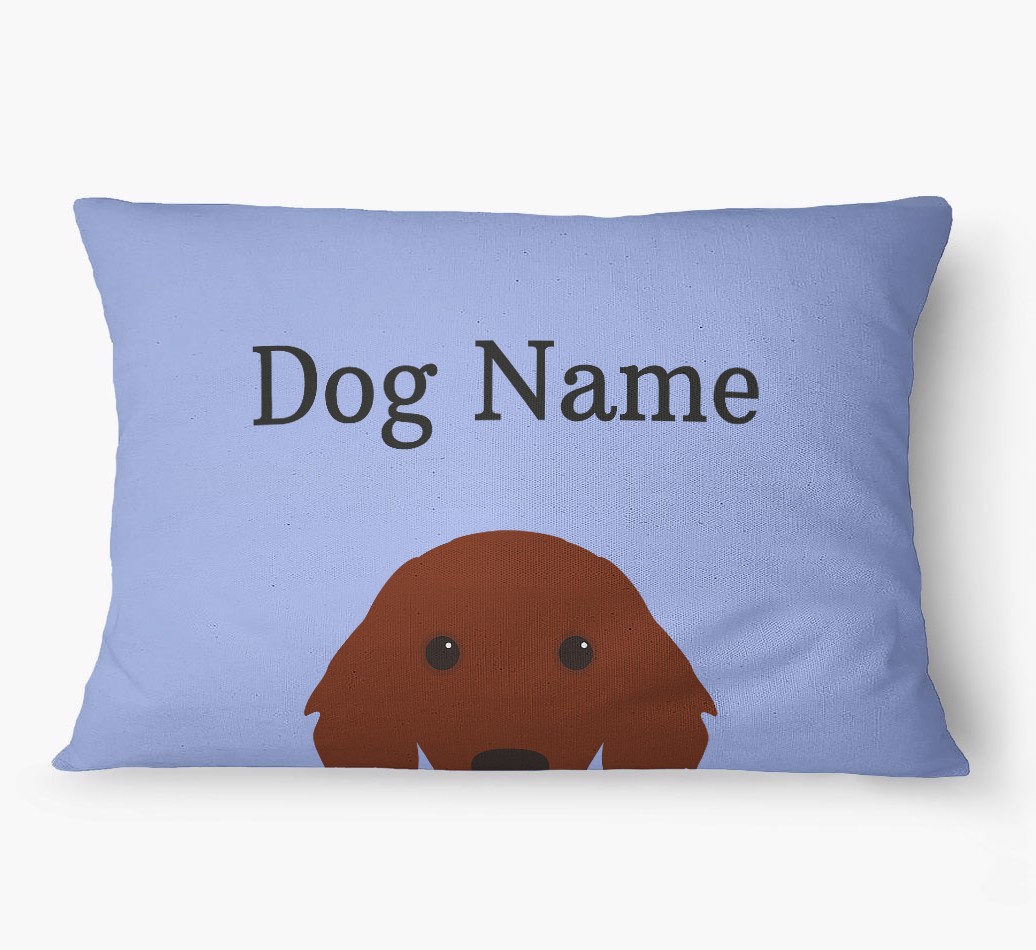 'Peeking Yappicon' - Personalized {breedFullName} Dog Bed