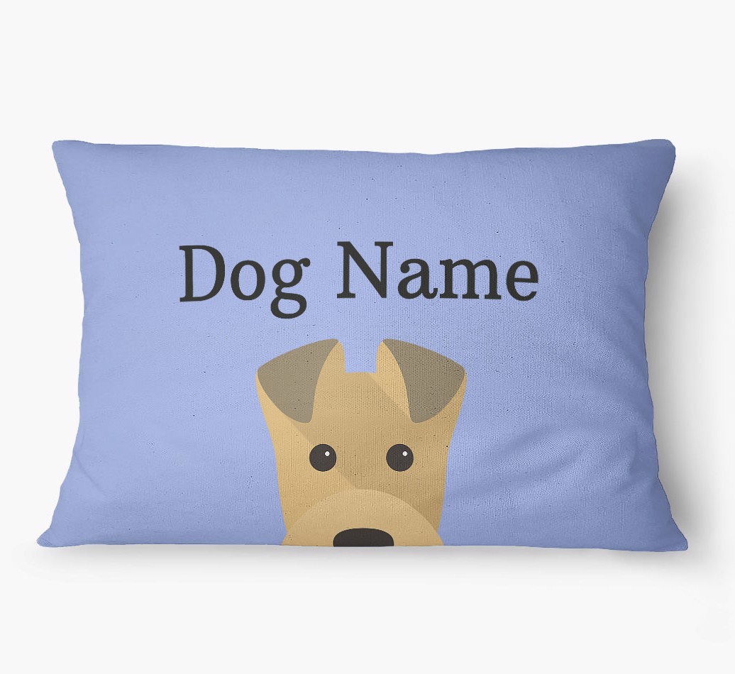 'Peeking Yappicon' - Personalized {breedFullName} Dog Bed