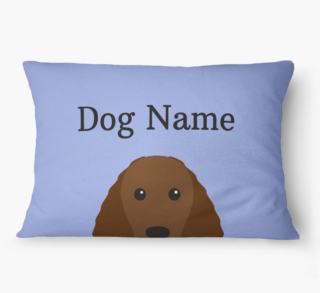 'Peeking Yappicon' - Personalized {breedFullName} Dog Bed