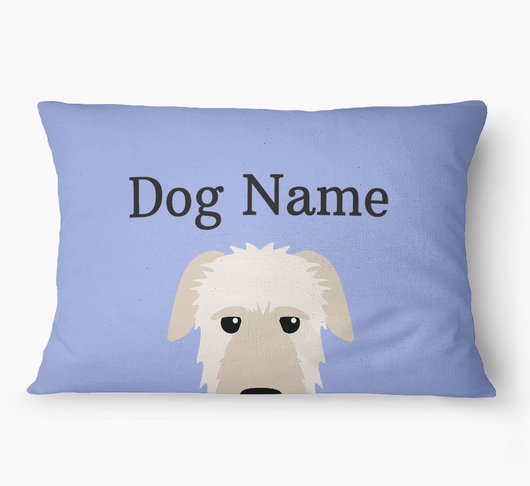 'Peeking Yappicon' - Personalized {breedFullName} Dog Bed
