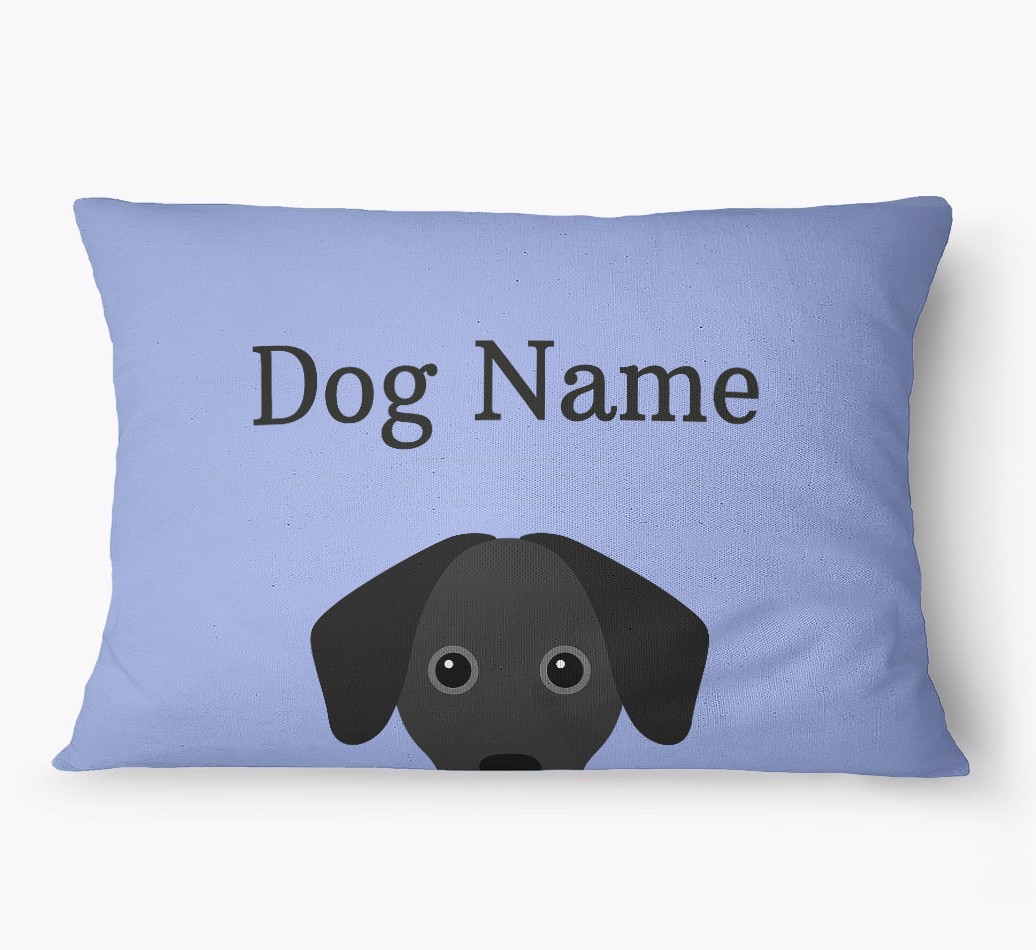 'Peeking Yappicon' - Personalized {breedFullName} Dog Bed