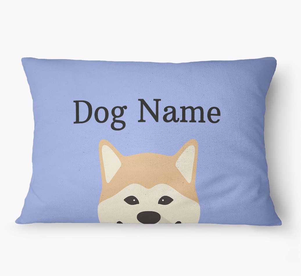 'Peeking Yappicon' - Personalized {breedFullName} Dog Bed