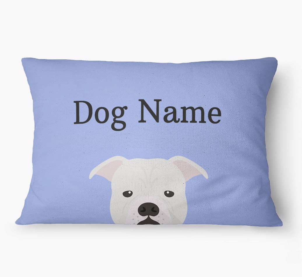 'Peeking Yappicon' - Personalized {breedFullName} Dog Bed