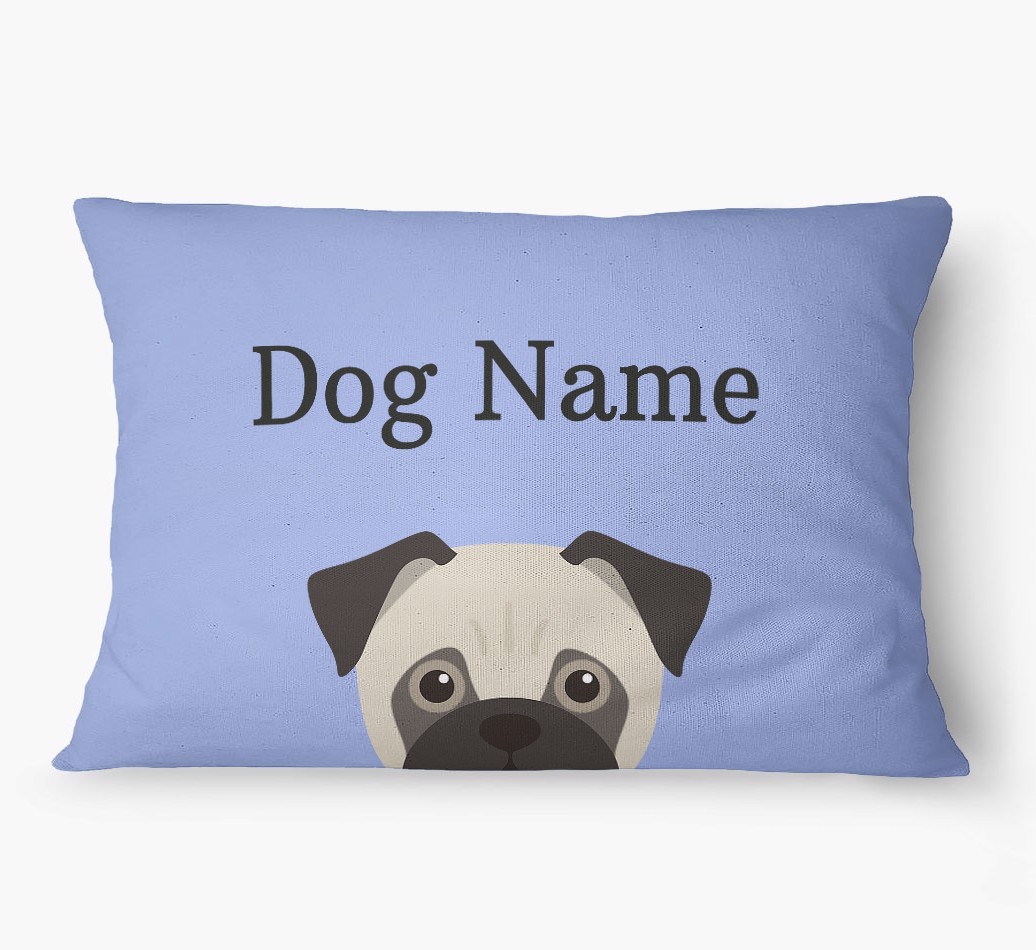 'Peeking Yappicon' - Personalised {breedFullName} Dog Bed
