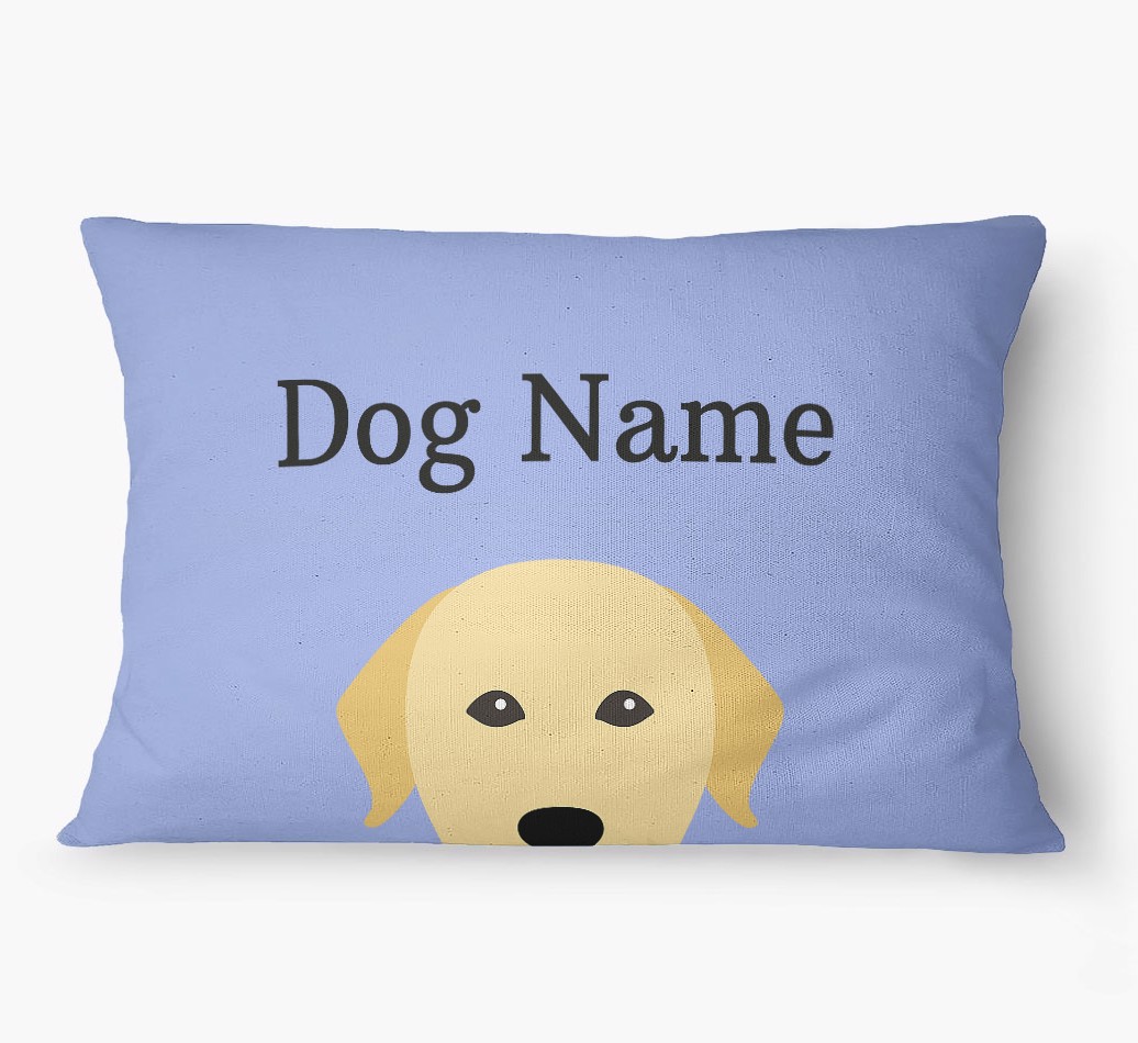 'Peeking Yappicon' - Personalized {breedFullName} Dog Bed