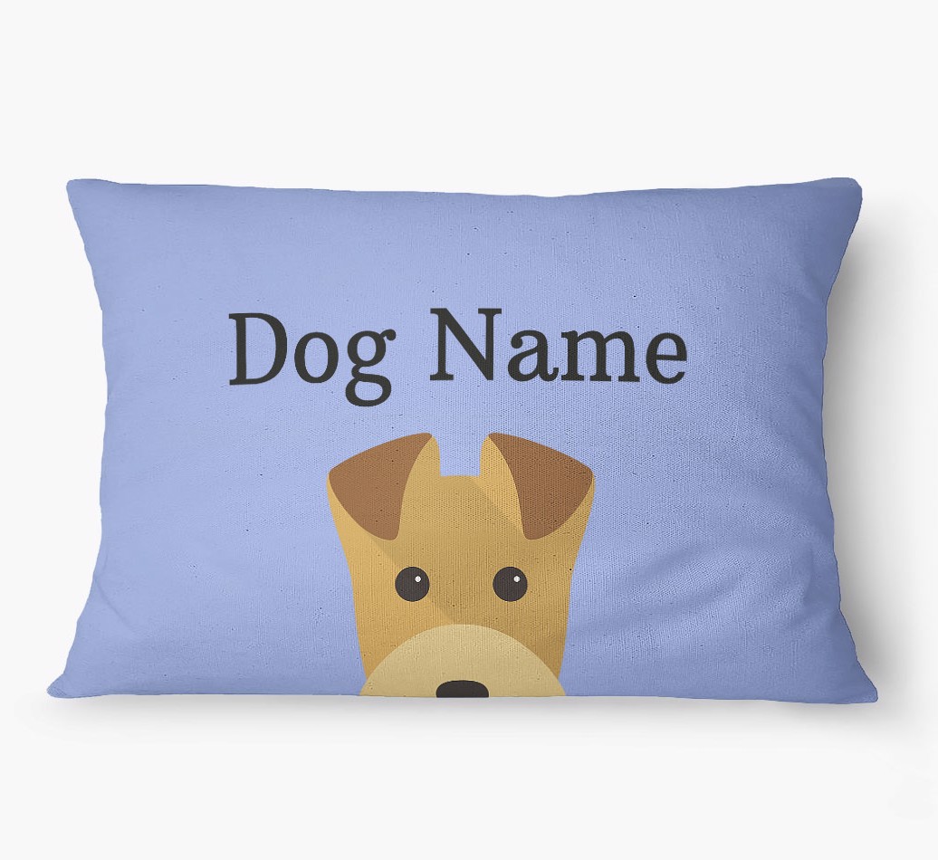 'Peeking Yappicon' - Personalized {breedFullName} Dog Bed
