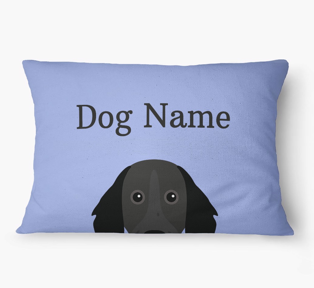 'Peeking Yappicon' - Personalized {breedFullName} Dog Bed